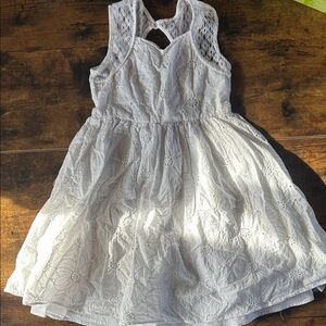 Bloome Dejeune Fille White Lace Kids Formal Dress